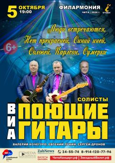 Солисты ВИА «Поющие гитары»